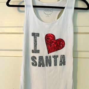 INC I love Santa tank